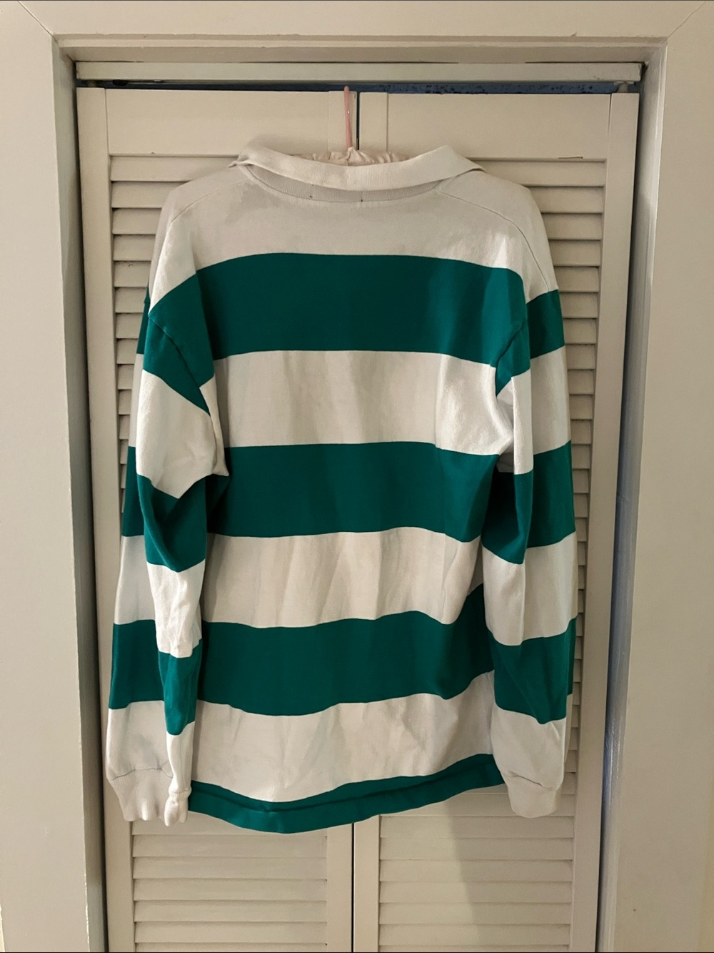 Rugby Long Sleeve Striped Polo Tee from Heavy Weather Outer Banks Rolling Rock - Picture 4 of 7